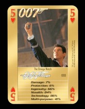 1 x playing card 007 Bonds