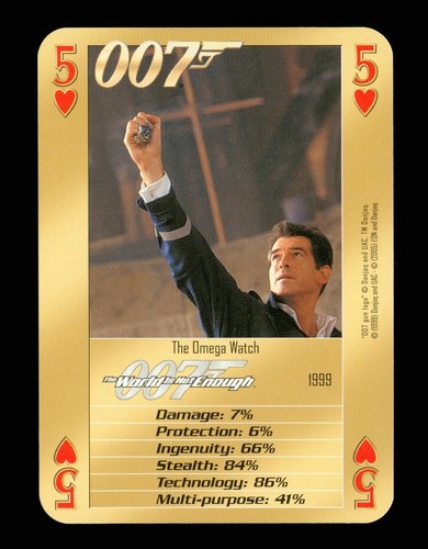 Playing card 007 bonds - playing,
