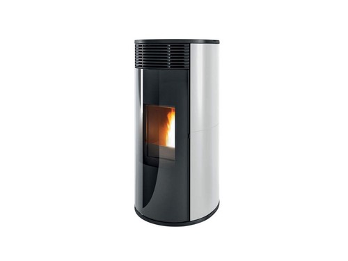 Stufa pellet tonda - a,