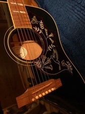 Chitarre elettriche acustiche Gibson Hummingbird Ebony Black 2012