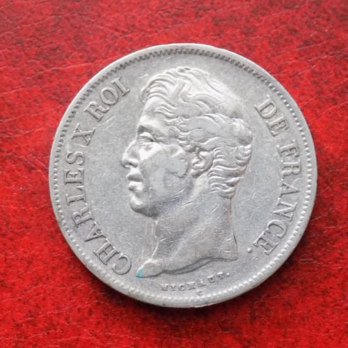 Francia franchi 1827 zecca - 5,