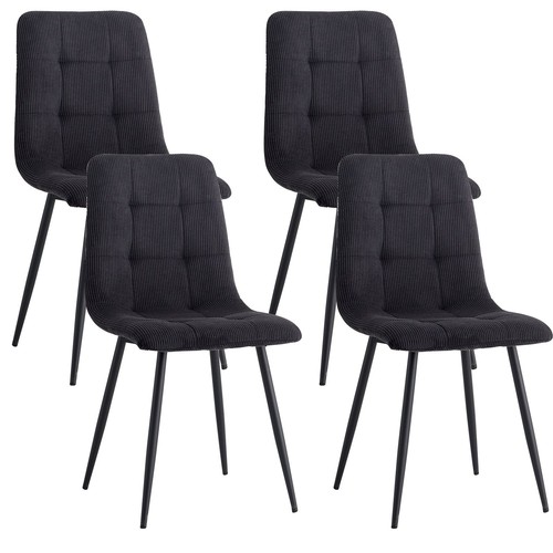 Set design sedia per sala - 4x,