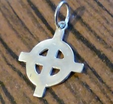  CROCE CELTICA  celtic cross Ciondolo in argento 925 -sterling silver