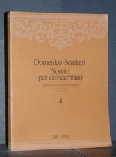 Scarlatti - Sonate per Clavicembalo 4 (Emilia Fadini) (spartiti) - Ricordi ER...