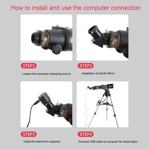 Telescopio oculare elettronico - telescopio,
