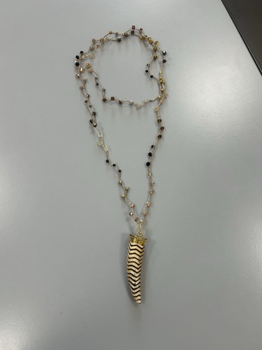 Collana con corno - , etnico