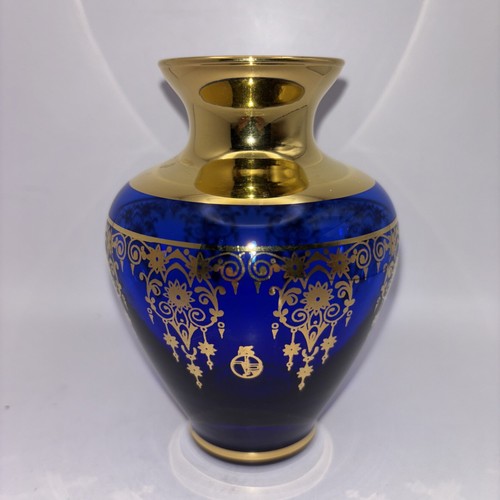 Vaso vecchia murano blu - murano,
