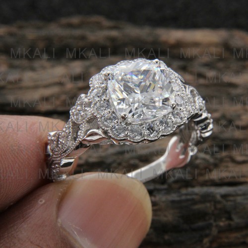 Anello antico art - art, 3.0ct