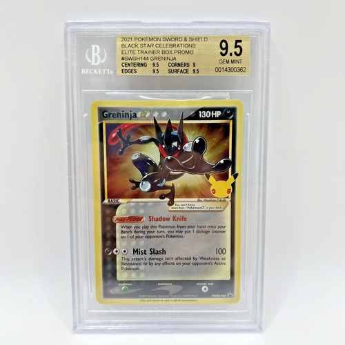 Pokemon card greninja - greninja, goldstar