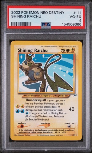 Neo destiny shining raichu - shining,