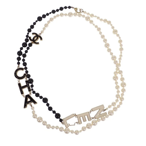 Collana lunga chanel logo - collana, cc
