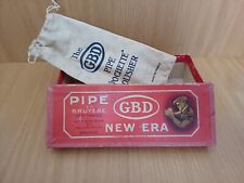 VECCHIA SCATOLA DI CARTONE PER PIPE MARCATA "GBD" FRANCIA  CON POCHETTE