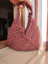 Borsa All'uncinetto Fatta A Mano