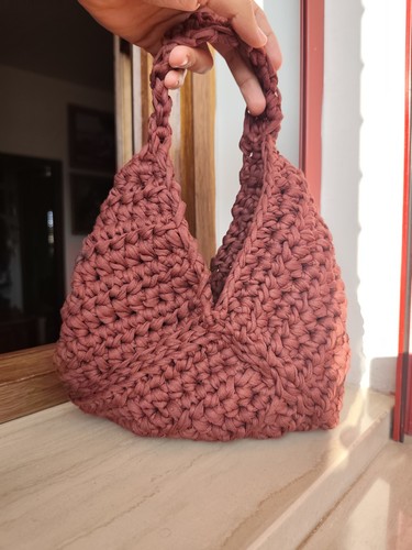 Borsa all uncinetto - borsa, a