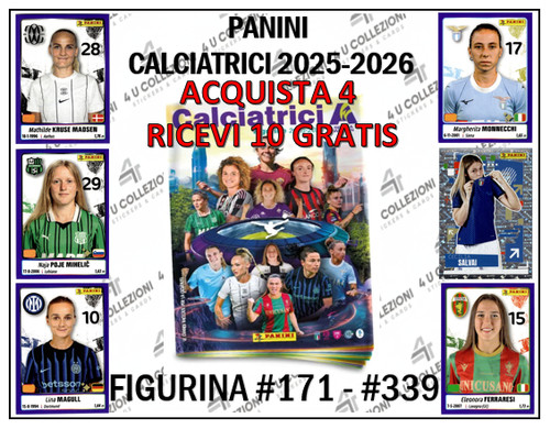 Panini calciatrici 2025 2026 - panini,