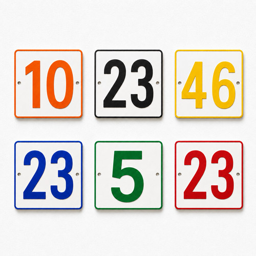 Insegna numero civico - numero,
