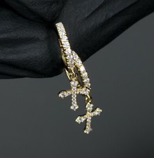 Orecchini a cerchio placcati