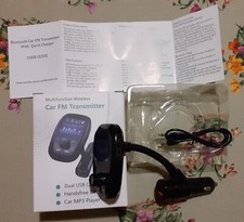 Trasmettitore Bluetooth Vivavoce Digitale Mp3 Per Auto