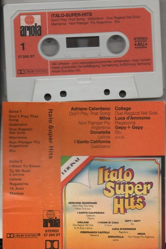 Italo super hits musicassetta - italo,