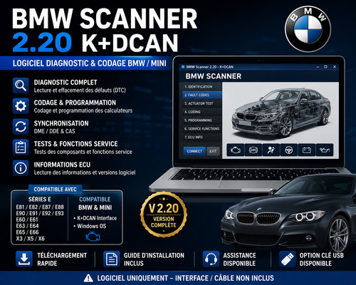 Bmw scanner dcan - 2.20, –