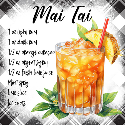 Sottobicchiere mai tai - mai, classic