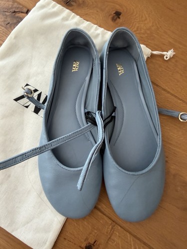Ballerine zara pelle - ballerine, blu