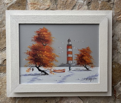Quadro paesaggio innevato - -paesaggio, innevato-