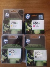 4 HP Officejet 920XL Black