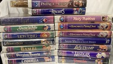 Disney VHS Lot Sealed 16