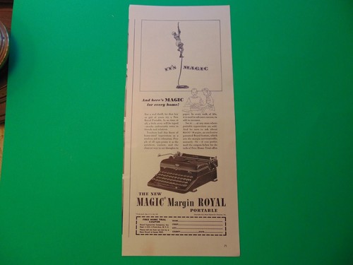 1940 magic margin royal - magic,