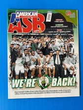 AMERICAN SUPER BASKET 12-2008 BOSTON CELTICS WIN FINALS NBA +POSTER LEBRON JAMES