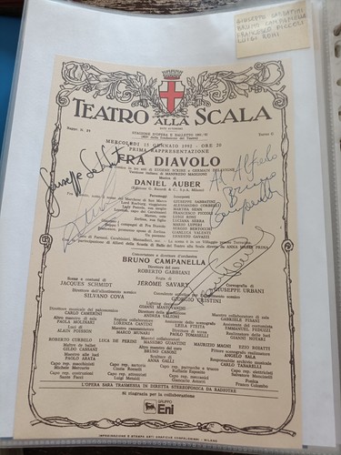Locandina scala con autografo - locandina,