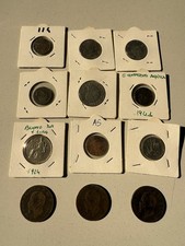 LOTTO  12 MONETE ANTICHE Italiane  VARIE DA ESAMINARE