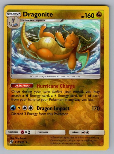 Dragonite 151 236 rare - 151/236, unified