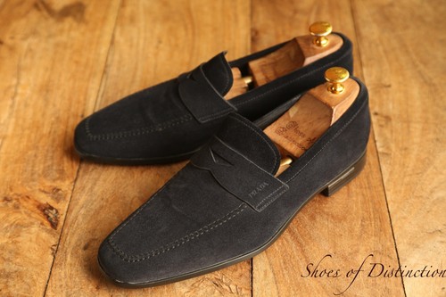 Scarpe mocassini prada blu - scarpe,