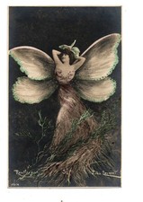 Glamour. Lady with Butterfly