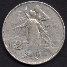 ITALIA 1911 -52- 2 Lire