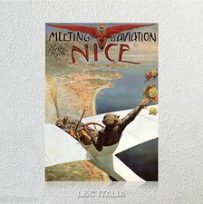 Aviation 1910, STAMPA SU TELA