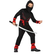 Costume Ninja Rosso Bambino