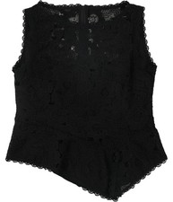 Top Senza Maniche In Pizzo Con