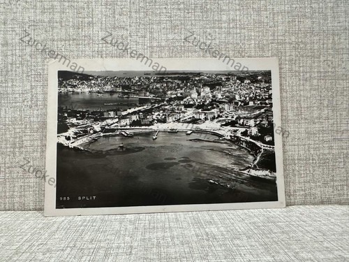 Cartolina split baia città - cartolina,