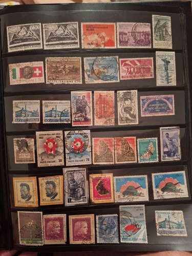 Collezione francobolli italia - francobolli,