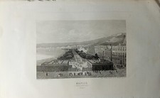 NAPLES - Vue du jardin royal -