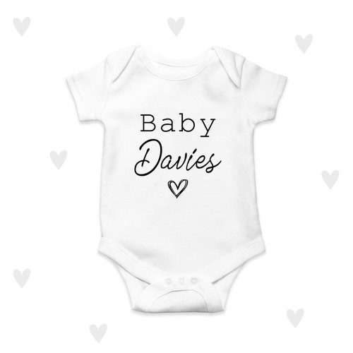 Body neonato personalizzato