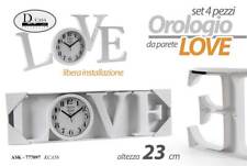 OROLOGIO DA PARETE SET 4 PEZZI