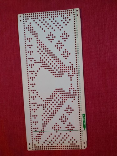 Una scheda perforata - , set