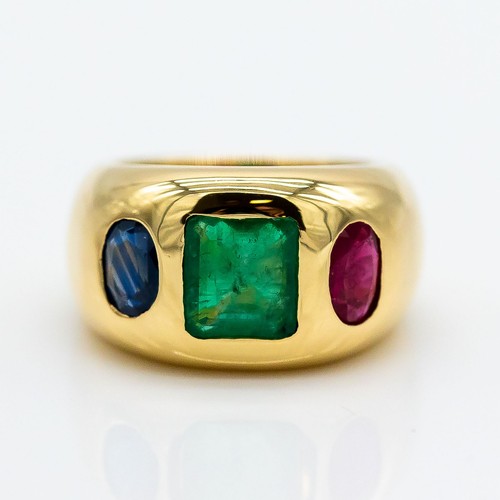 Anello 750 18k oro - 750/18k, giallo