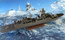 Modello Nave Marina Militare FREMM Bergamini 1:650