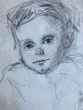 Disegno Carboncino Bambino