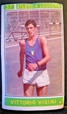 FIGURINA PANINI 1967/68 CAMPIONI DELLO SPORT - VITTORIO VISINI -n.37-REC